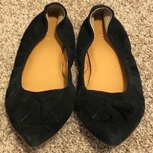 J Crew Tassel Flats